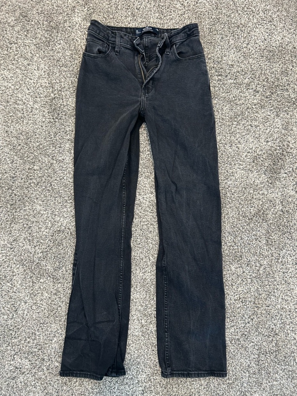 Hollister Black Straight-Leg Jeans men’s 26r/womens 2r